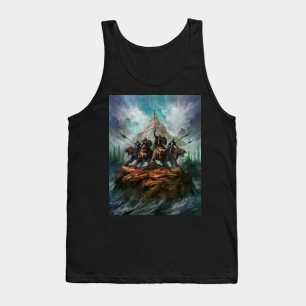 Warriors of the North Tank Top by AlanLathwell